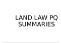 Land Law Problem Question Maps