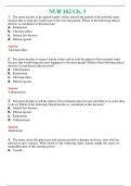 NUR 162 &lpar; LATEST 2024 &sol; 2025 &rpar; CH&period; 3 &vert; A&plus; RATED GUIDE &vert; QUESTIONS AND ANSWERS &lpar;SOLVED&rpar;
