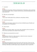 NUR 162 &lpar; LATEST 2024 &sol; 2025 &rpar; CH&period; 10 &vert; GRADED A&plus; &vert;  PASSED &vert; NEW FULL EXAM ACTUAL