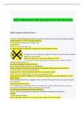 2022 California Permit Tests &lpar;all tests1-24&rpar; Answered&period;