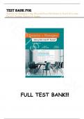 Test Bank - for Statistics for Managers Using Microsoft Excel 9th Edition by David M&period; Levine&comma; David F&period; Stephan&comma; Kathryn A&period; Szabat &comma; All Chapters &vert;Complete Guide A&plus;
