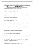 CIS 223 CH 3 UPDATED ACTUAL Exam  Questions and CORRECT Answers