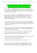 Family Educational Rights and Privacy Act &lpar;FERPA&rpar; questions with correct answers