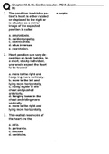 Chapter 15 & 16&colon; Cardiovascular - PD II &lpar;Exam III&rpar;
