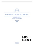 Ethiek en Beleid in de Social Profit 