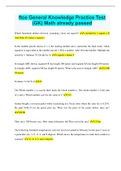 ftce General Knowledge Practice Test &lpar;GK&rpar; Math already passed