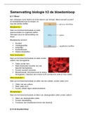 Biologie 3.1 ,3.2 en 3.3  de bloedsomloop