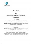 Test Bank For Assessment in Early Childhood Education 8th Edition By Sue Wortham