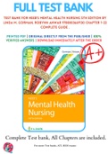 Test Bank For Neeb's Mental Health Nursing 5th Edition By Linda M. Gorman; Robynn Anwar 9780803669130 Chapter 1-22 Complete Guide .