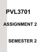 PVL3701 Assignment 1 Semester 2