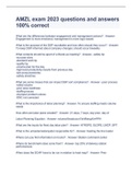 AMZL exam 2023 questions and answers 100&percnt; correct