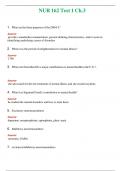 NUR 162 &lpar; LATEST 2024 &sol; 2025 &rpar; TEST 1 CH&period;3 &vert; GRADED A&plus; QUESTIONS & ANSWERS