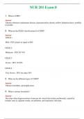 NUR 201 &lpar; LATEST 2024 &sol; 2025 &rpar; EXAM 8 &vert; &lpar;ACTUAL EXAM &rpar; QUESTIONS AND ANSWERS &lpar;SOLVED&rpar;