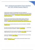  psychopharm Compilation Exams&sol; Questions with 100&percnt; Verified Answers&sol; Rated A&plus;