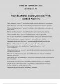 Mast 1120 final Exam Questions With Verified Answers&period;