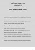 Math 209 Exam Study Guide&period;