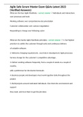 Agile Safe Scrum Master Exam Q&As Latest 2023 &lpar;Verified Answers&rpar;