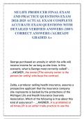 MI LIFE PRODUCER FINAL EXAM  AND PRACTICE QUESTIONS EXAM  2024-2025 ACTUAL EXAM COMPLETE  ACCURATE EXAM QUESTIONS WITH  DETAILED VERIFIED ANSWERS &lpar;100&percnt;  CORRECT ANSWERS&rpar; &sol;ALREADY  GRADED A&plus;