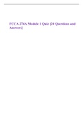 FCCA 274A Module 1 Quiz {20 Questions and Answers}