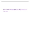 FCCA 274C Module 2 Quiz &lbrace;20 Questions and Answers&rcub;