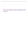 FCCA 274C Module 3 Quiz {20 Questions and Answers}