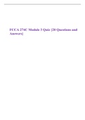 FCCA 274C Module 3 Quiz &lbrace;20 Questions and Answers&rcub;