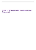 FCCA 274C Exam {80 Questions and Answers}