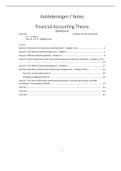 Notes / aantekeningen Master Accountancy & Controlling (RuG-A&C)