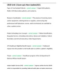 CRCR Exam Review Questions and Answers Updated 2023&period;