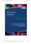 The Law of Contract in South Africa 3rd Edition - PDF Book by Tjakie Naude