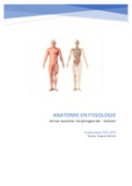 Anatomie & Fysiologie: volledige, gedetailleerde samenvatting