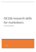 OE106 Marketing research SPSS