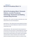   TOMPSC SCCJA Pre-Academy Block 1-4 QUESTIONS & ANSWERS ( A+ GRADED 100% VERIFIED)
