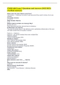 &lpar;BUNDLED&rpar; FNDH 400 EXAM FILES 2023 &lpar;EXAM 1-4&comma; Final Exam Study Guide&comma; Final Exam Topics to Know&period; AND  Final Cumulative Exam&rpar; 100&percnt;