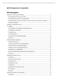 I&M jaar 2 blok 1, Management en organisatie  (M&O) + oefentoetsvragen!