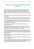 Virginia Commercial Pesticide Applicators CORE exam 2023