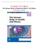 The Human Body in Health and Illness 7th Edition by Barbara Herlihy Test Bank ISBN: 9780323711265