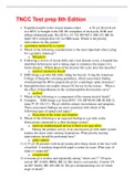 TNCC Test prep 8th Edition