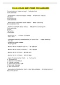 PALS AHA&sol;42 QUESTIONS AND ANSWERS