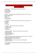 Nail Exam&sol;100 Complete Questions and Answers