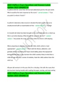 6020 MidTerm Exam Questions and Answers Latest Update 2023 GRADED A&plus;