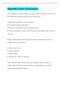Vignette Exam&colon; Evaluation &vert;  104 Questions with 100&percnt; Correct Answers &vert; Verified &vert; Latest Update &vert; 57 Pages