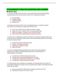 ATI LEADERSHIP B PRACTICE QUESTIONS AND ANSWERS.