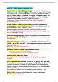Summary -  The Internal Audit Process&colon; Test of Controls