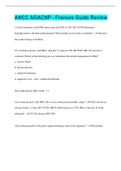 Bundle for AGACNP Exams Compilation &vert; Verified &vert; Guaranteed Success