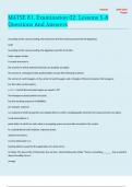 MATSE 81&comma; Examination 02 Lessons 5-8 Questions And Answers