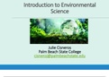 Introduction to Enviromental Science (EVR1001) Notes: Chapter 1 - 10