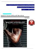 TEST BANK For Principles of Anatomy and Physiology&comma; 16th Edition by Gerard J&period; Tortora&comma; Verified Chapters 1 - 29&comma; Complete Newest Version