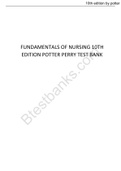 FUNDAMENTALS OF NURSING 10TH EDITION POTTER PERRY TEST BANK Btestbanks&period;com