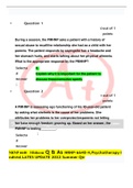 NRNP 6640   MIdterm Q & As NRNP-6640-4&comma;Psychotherapy Individ&period;LATES UPDATE 2022 Summer Qtr